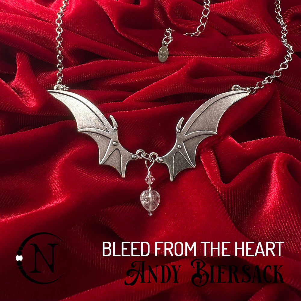 Silver ~ Bleed From The Heart Holiday 2023 NTIO Choker by Andy Biersack ~ Limited