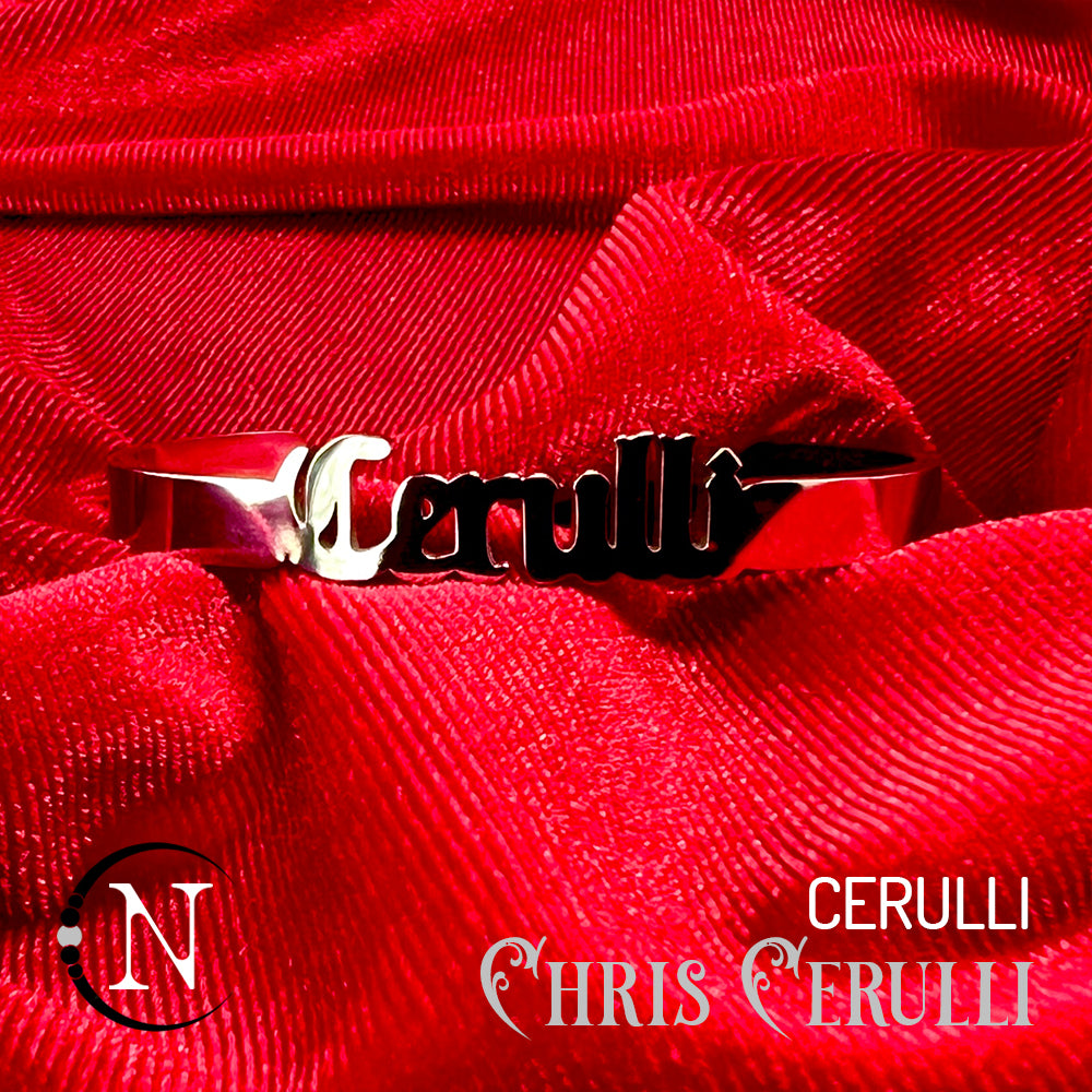 Cerulli Artist Name Bracelet by Chris Cerulli