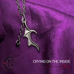 Crying On The Inside Dying On The Outside Friendship Necklace by Johnnie Guilbert