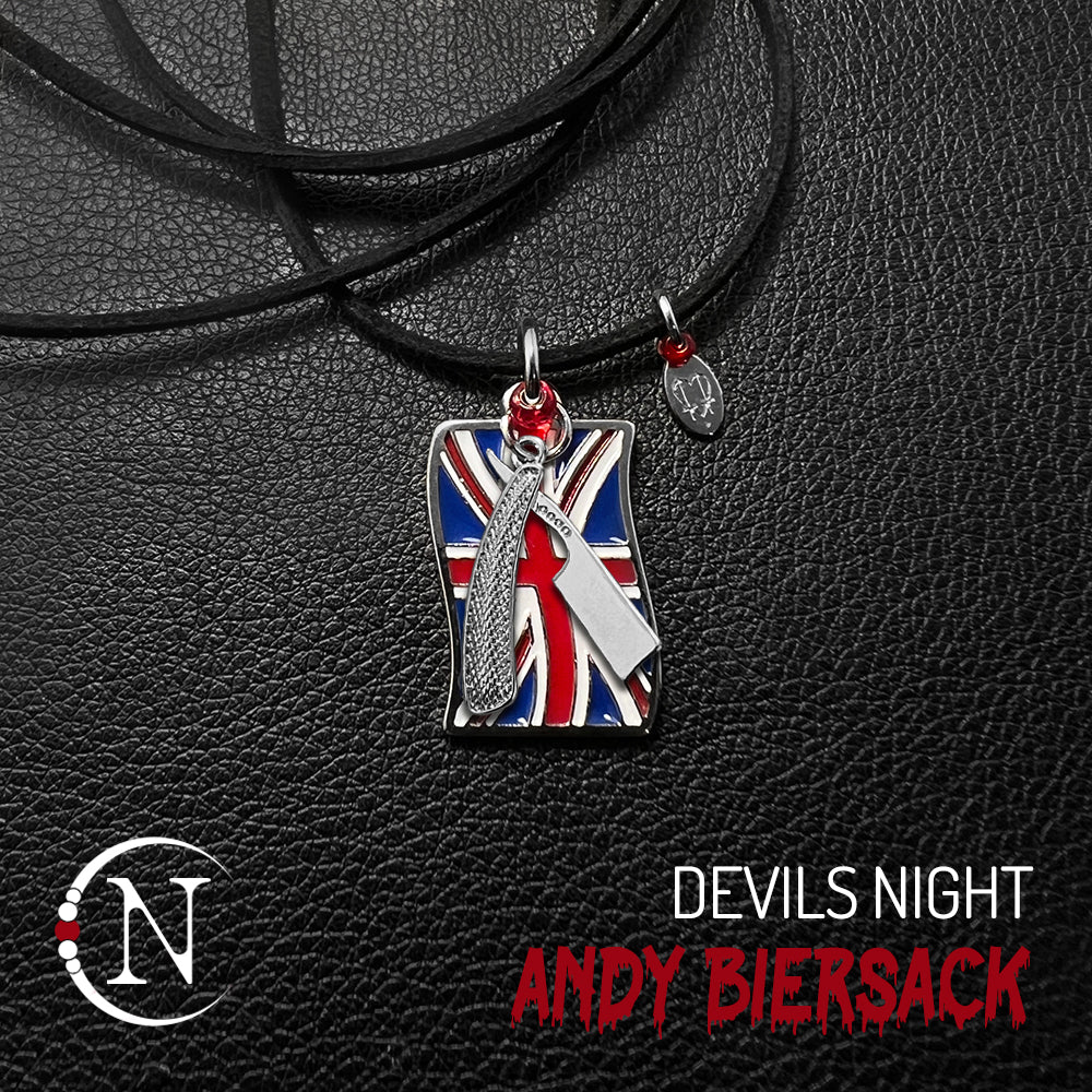 Choker/Necklace ~ HAND ENGRAVED Devils Night by Andy Biersack LAST ONE!