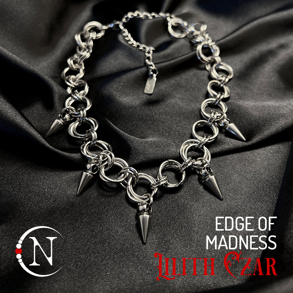 Choker/Necklace/Bracelet ~ Edge of Madness by Lilith Czar – Never