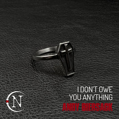 I Don't Owe You Anything Coffin Ring By Andy Biersack