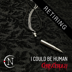 Secret Message Necklace ~ I Could Be Human by Chris Cerulli