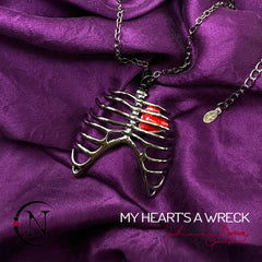 My Heart's A Wreck NTIO Necklace by Johnnie Guilbert