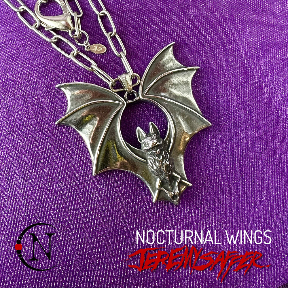 Necklace/Choker ~ Nocturnal Wings by Jeremy Saffer
