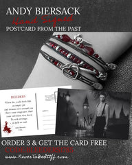 FREE HAND SIGNED “POSTCARD from the PAST” with ANY 4 ANDY PIECES! CODE: BLEEDERS1785