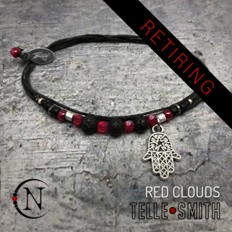 Red Clouds NTIO Bracelet by Telle Smith