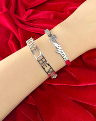 Lyric Cuff Bracelet ~ Love The Void by Remington Leith