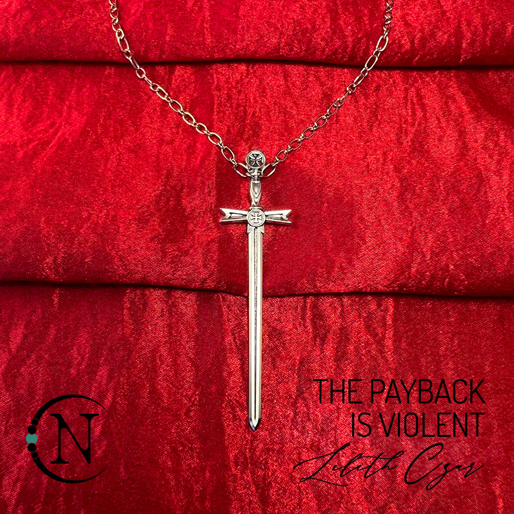 Necklace ~ The Payback Is Violent by Lilith Czar ~ Limited Edition