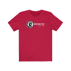 NEVER TAKE IT OFF - LOGO TEE