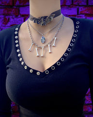 Dig Up Her Bones NTIO Necklace/Choker by Jeremy Saffer