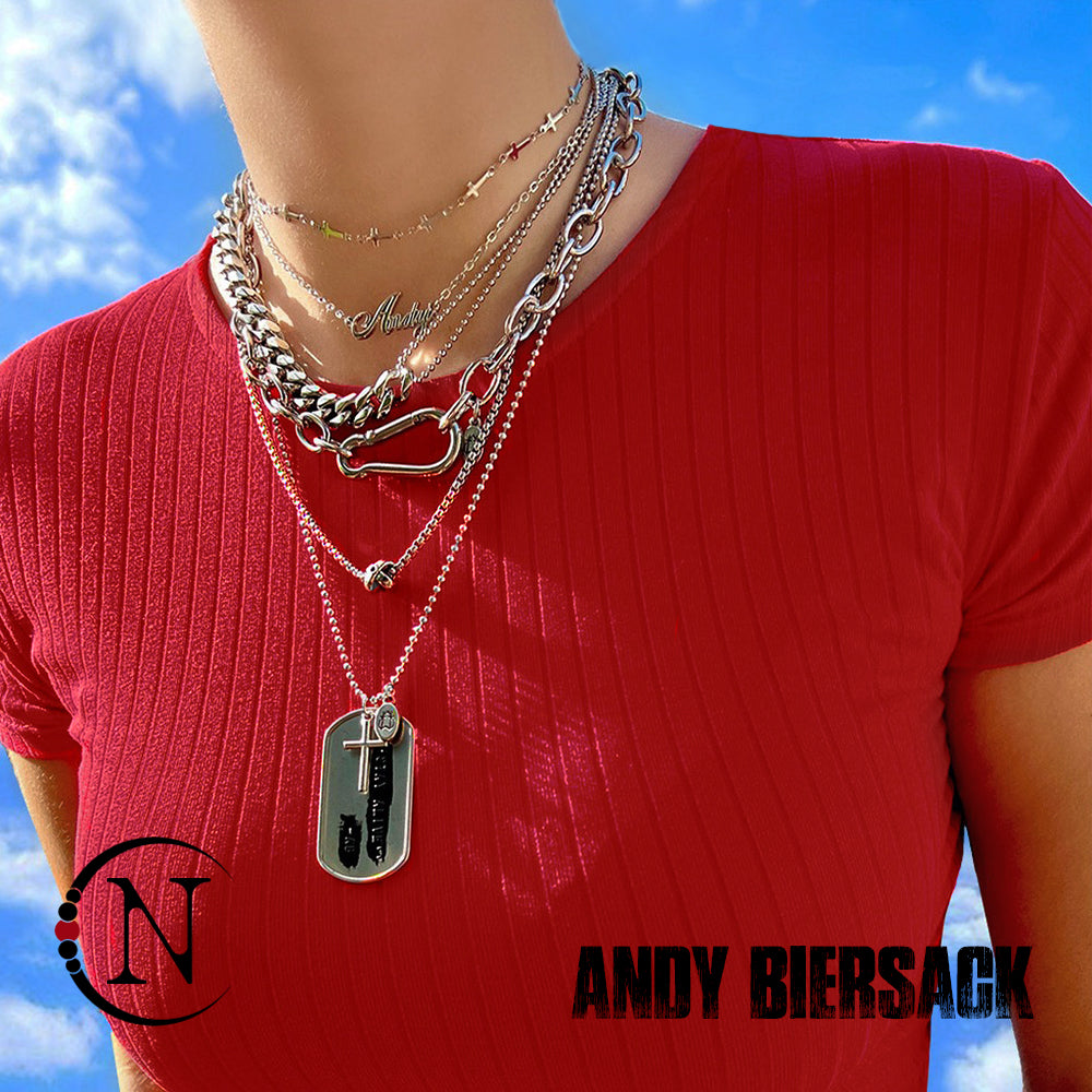 Andy Biersack 3 Piece NTIO Necklace Stack