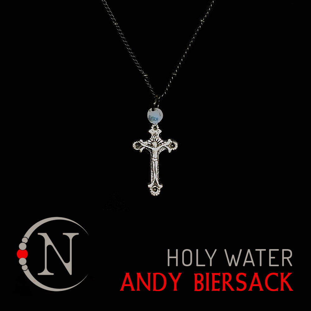 Holy Water Mini Rosary NTIO Necklace by Andy Biersack ~ Halloween 5 More