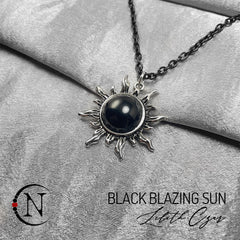 Black Blazing Sun Choker/Bracelet Necklace by Lilith Czar *3 More