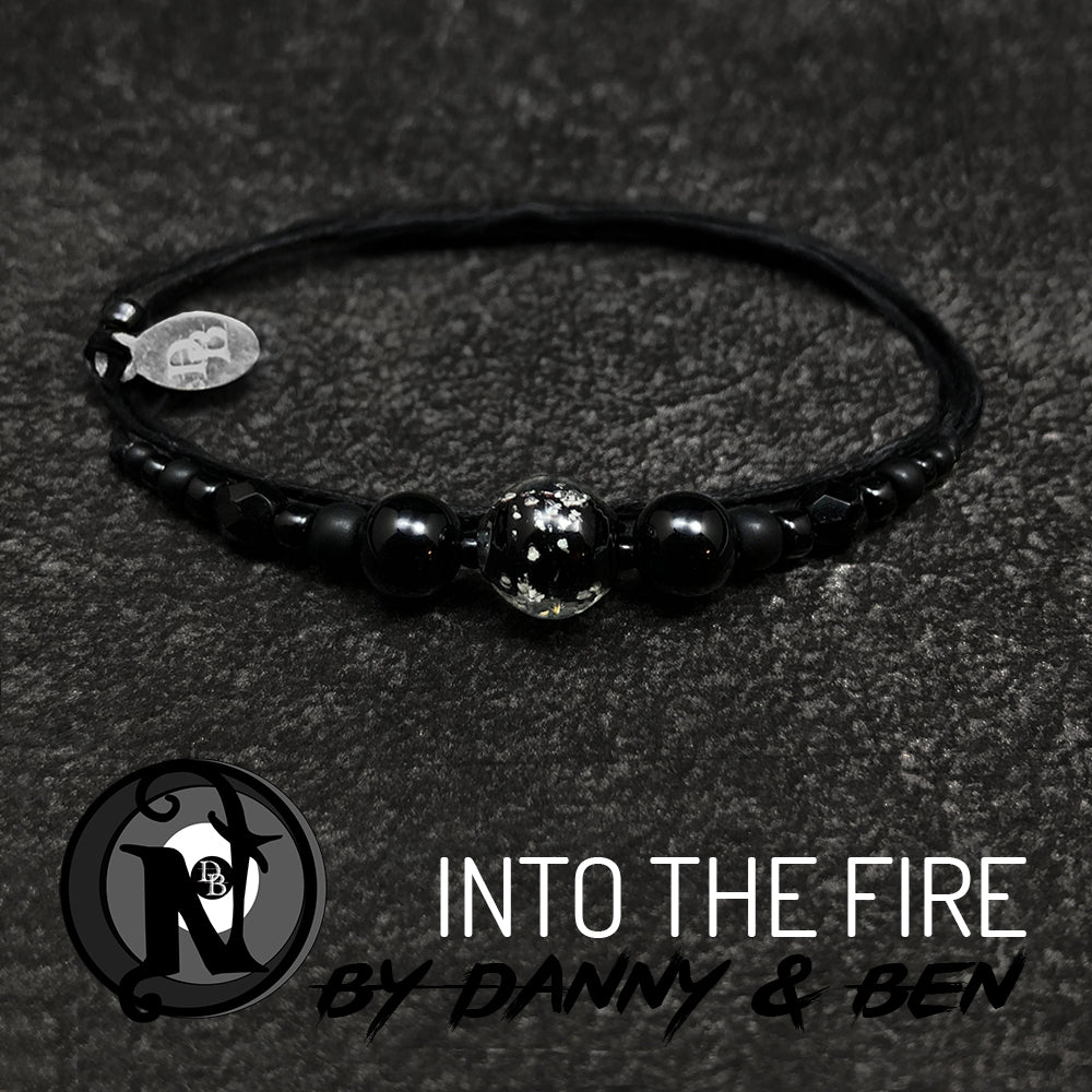Black Into The Fire NTIO Bracelet by Danny Worsnop and Ben Bruce