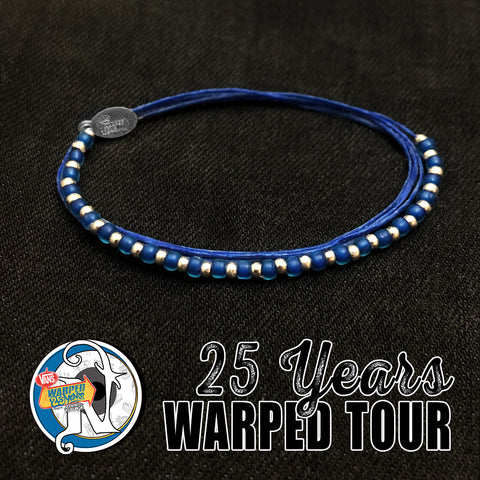 Blue 25 Years NTIO Bracelet by Vans Warped Tour