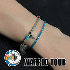 Blue 25 Years NTIO Bracelet by Vans Warped Tour