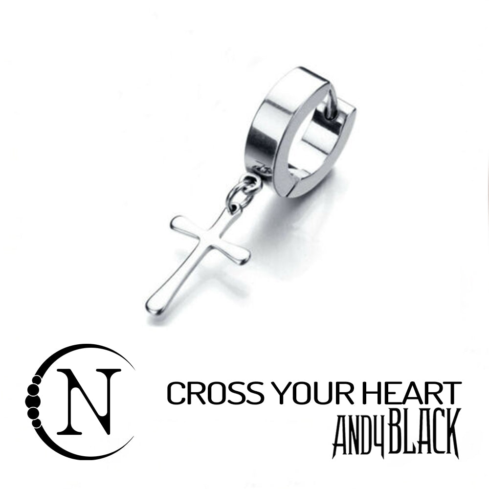 Earring Cross Your Heart NTIO by Andy Biersack