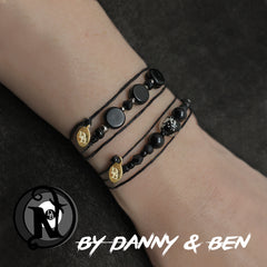 Black Into The Fire NTIO Bracelet by Danny Worsnop and Ben Bruce