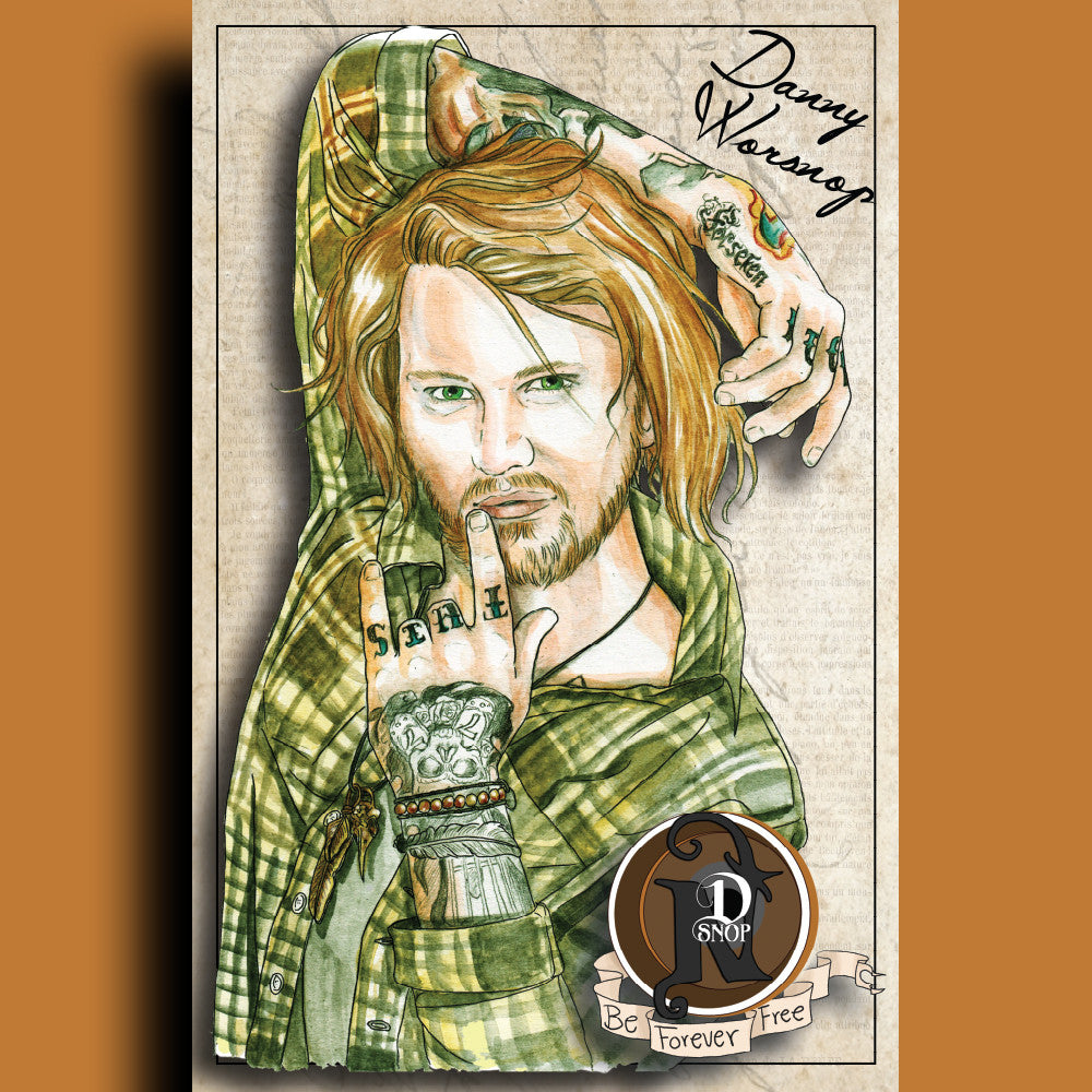 Danny Worsnop - ARTIST POSTER by XOBillie