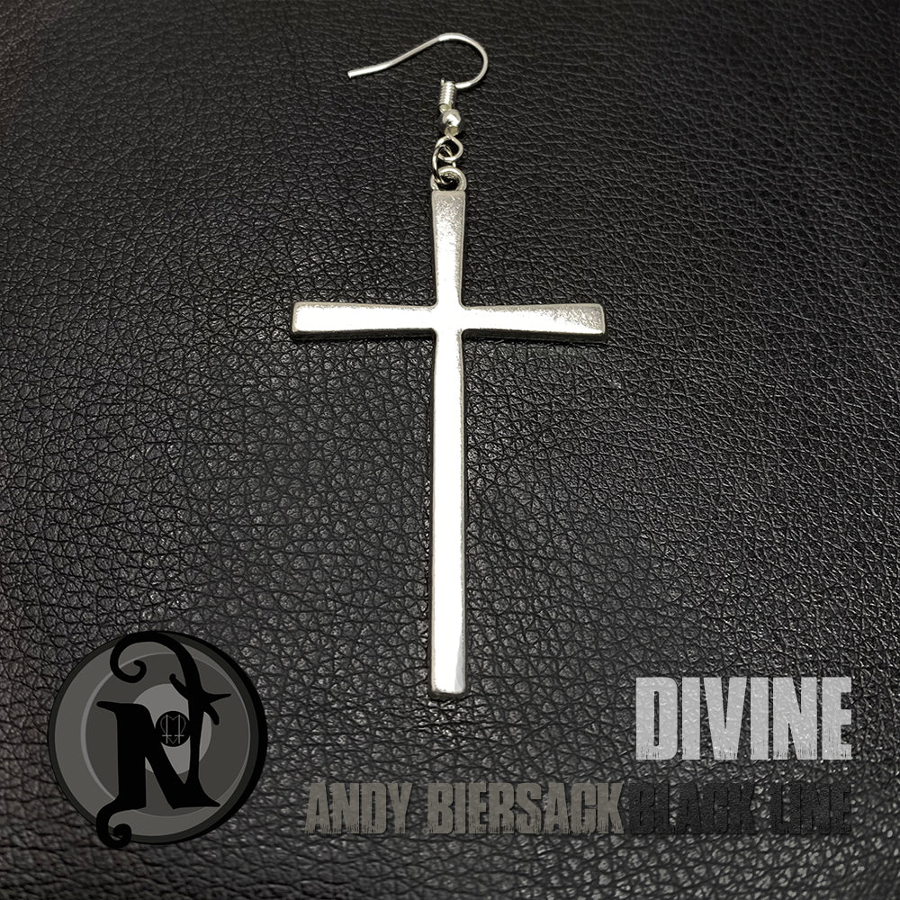 DIVINE Special Re-Release Silver Earring by Andy Biersack