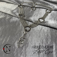 Necklace/Choker ~ I Rule Over Me by Lilith Czar