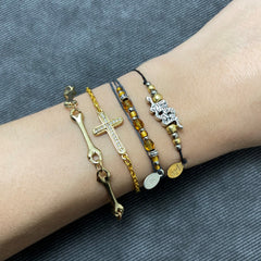 November Topaz NTIO Birthstone Bracelet