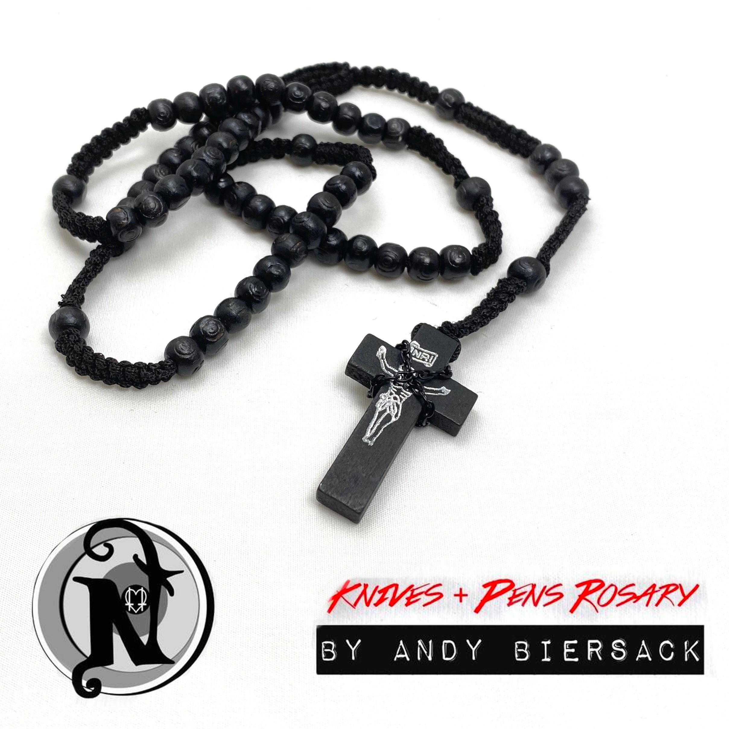 NTIO Rosary Replica Necklace As Seen in Knives and Pens by Andy