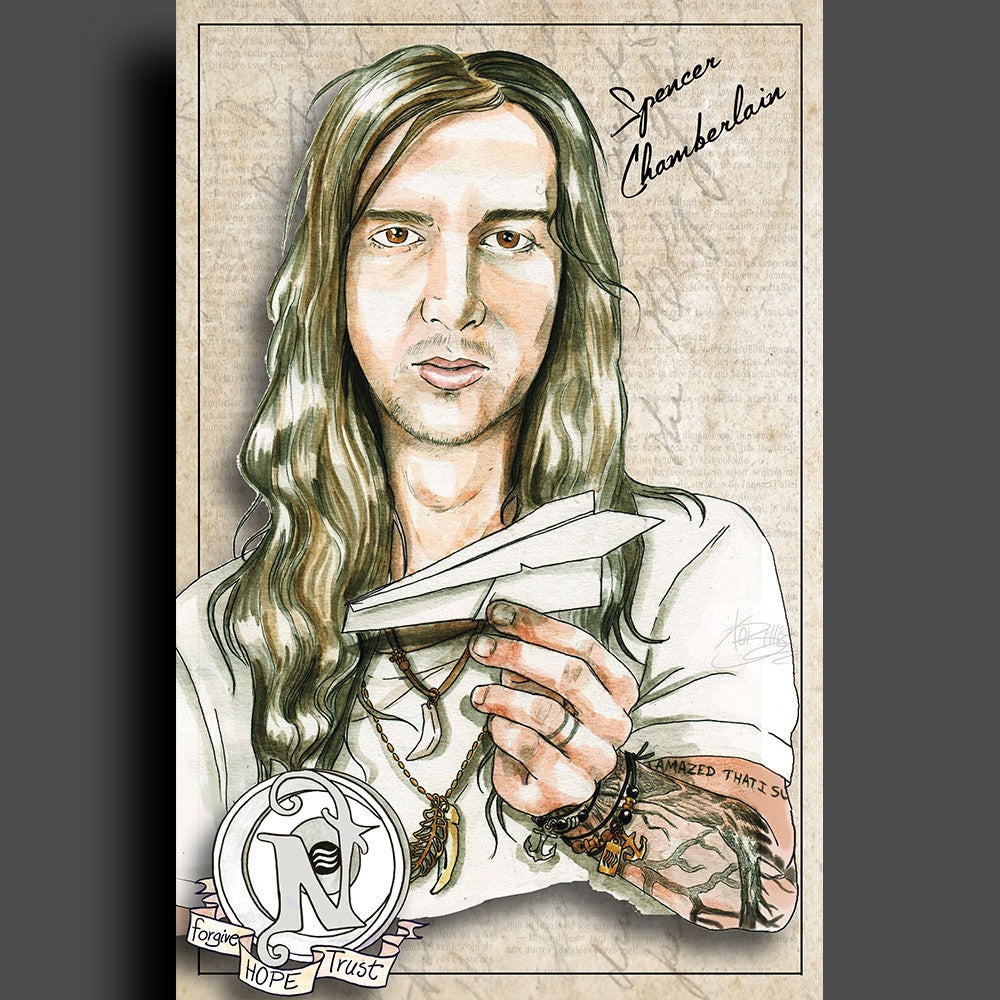 Spencer Chamberlain - ARTIST POSTER by XOBillie