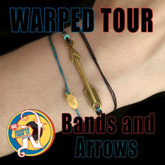 Turquoise Bands and Arrows NTIO Bracelet by Vans Warped Tour