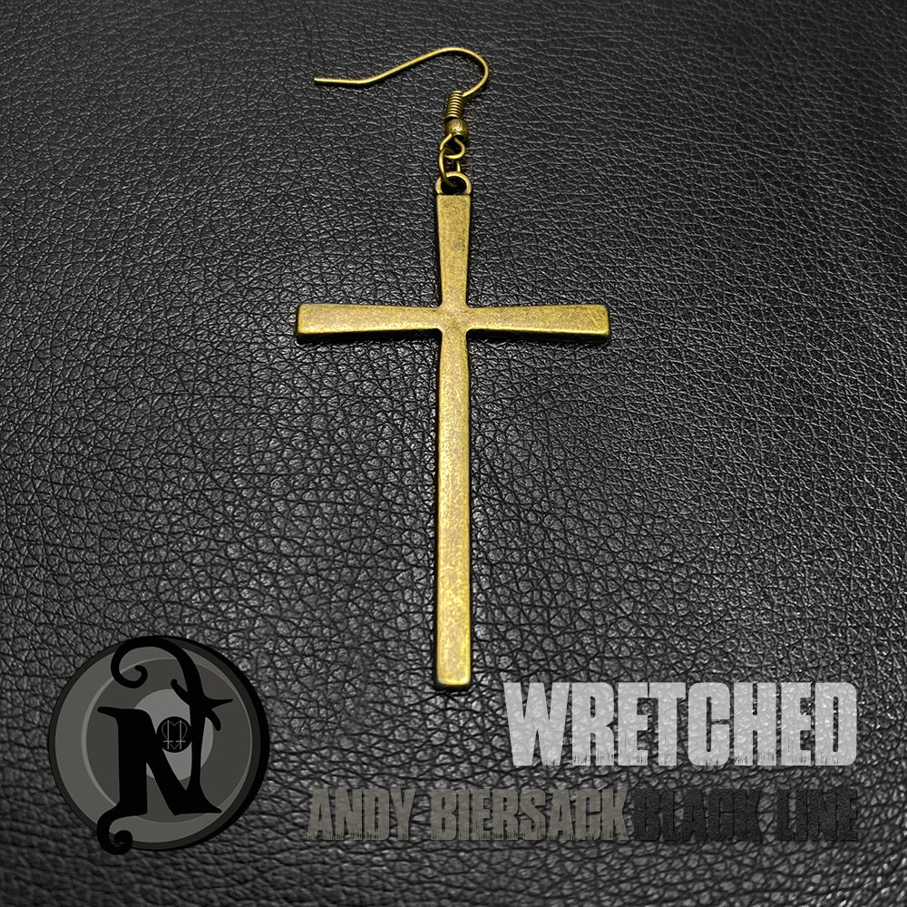 WRETCHED Special Re-Release Commemorative Bronze Earring by Andy Biersack