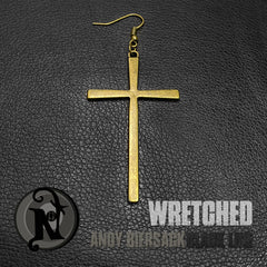 WRETCHED Special Re-Release Commemorative Bronze Earring by Andy Biersack