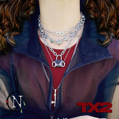 3 Piece Necklace/Choker Stack by TX2