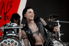 Choker/Necklace ~ HAND ENGRAVED Devils Night by Andy Biersack LAST ONE!