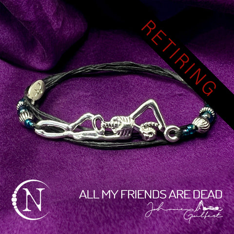 All My Friends Are Dead NTIO Bracelet by Johnnie Guilbert