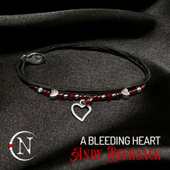 2 Piece A Bleeding Heart Bundle by Andy Biersack + FREE PHOTO AND LYRIC CARD