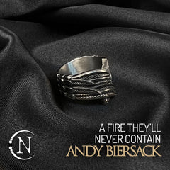 Ring ~ A Fire They'll Never Contain by Andy Biersack ~ Limited Edition