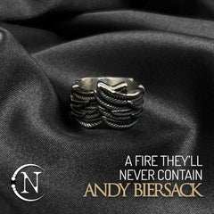 Ring ~ A Fire They'll Never Contain by Andy Biersack ~ Limited Edition