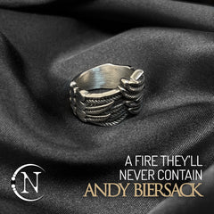 Ring ~ A Fire They'll Never Contain by Andy Biersack ~ Limited Edition