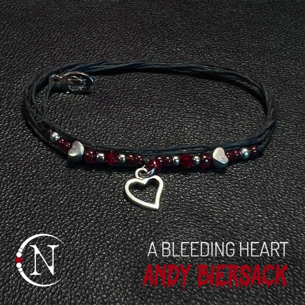 A Bleeding Heart NTIO Bracelet by Andy Biersack ~ Limited Edition 50