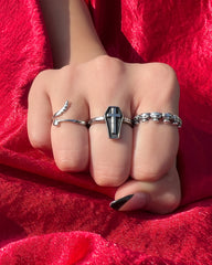 I Don't Owe You Anything Coffin Ring By Andy Biersack