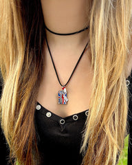 Choker/Necklace ~ HAND ENGRAVED Devils Night by Andy Biersack LAST ONE!