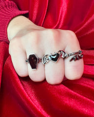 Hiding All Your Demons Ring by Ash Costello