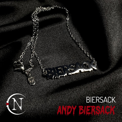 Necklace ~ Biersack Nameplate by Andy Biersack ~ Limited Edition ~35