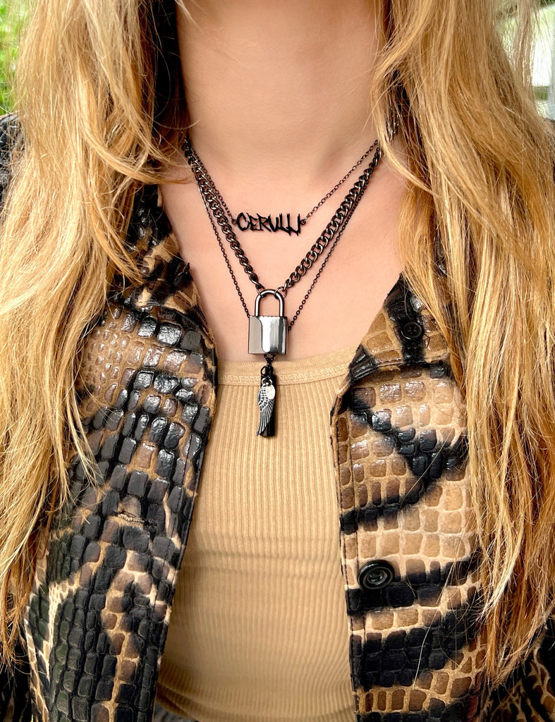 Necklace ~ Cerulli Nameplate by Chris Cerulli ~ Limited Edition