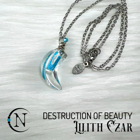 Destruction of Beauty Holiday 2023 Vial Necklace by Lilith Czar ~ Limited