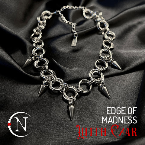 Choker/Necklace/Bracelet ~ Edge of Madness by Lilith Czar