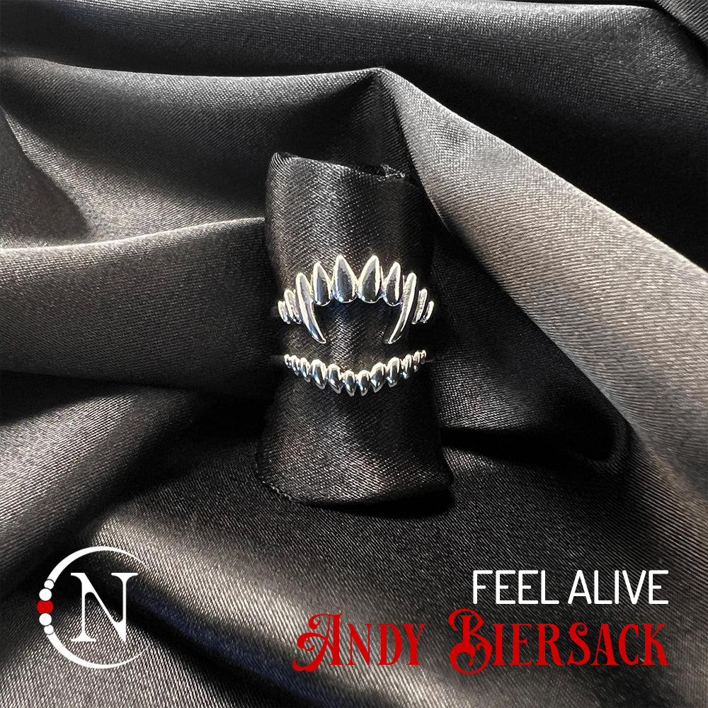 Double Vampire Ring ~ Feel Alive Holiday 2024 by Andy Biersack - LIMITED EDITION