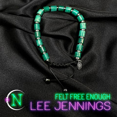 Adjustable Bracelet ~ Felt Free Enough by Lee Jennings