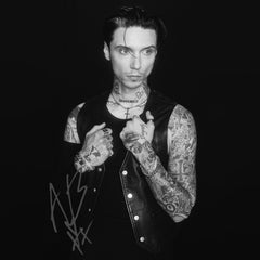 Hand Signed Andy Biersack BVB 7 Poster 50% OFF with Any 2 Pieces CODE: ANDYPOSTER50